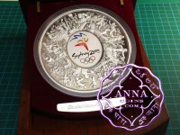 Australia 2000  Sydney Olympic 1KG Silver Proof Coin Wooden display Case certificate